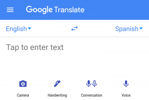 Google翻訳画像でウェブサイトにアクセス
