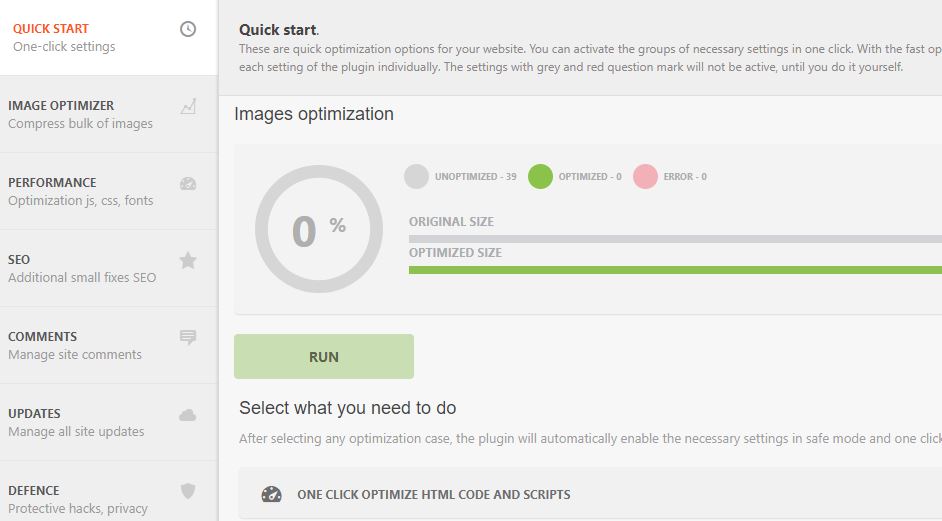 Imagem de otimização de velocidade do Wordpress