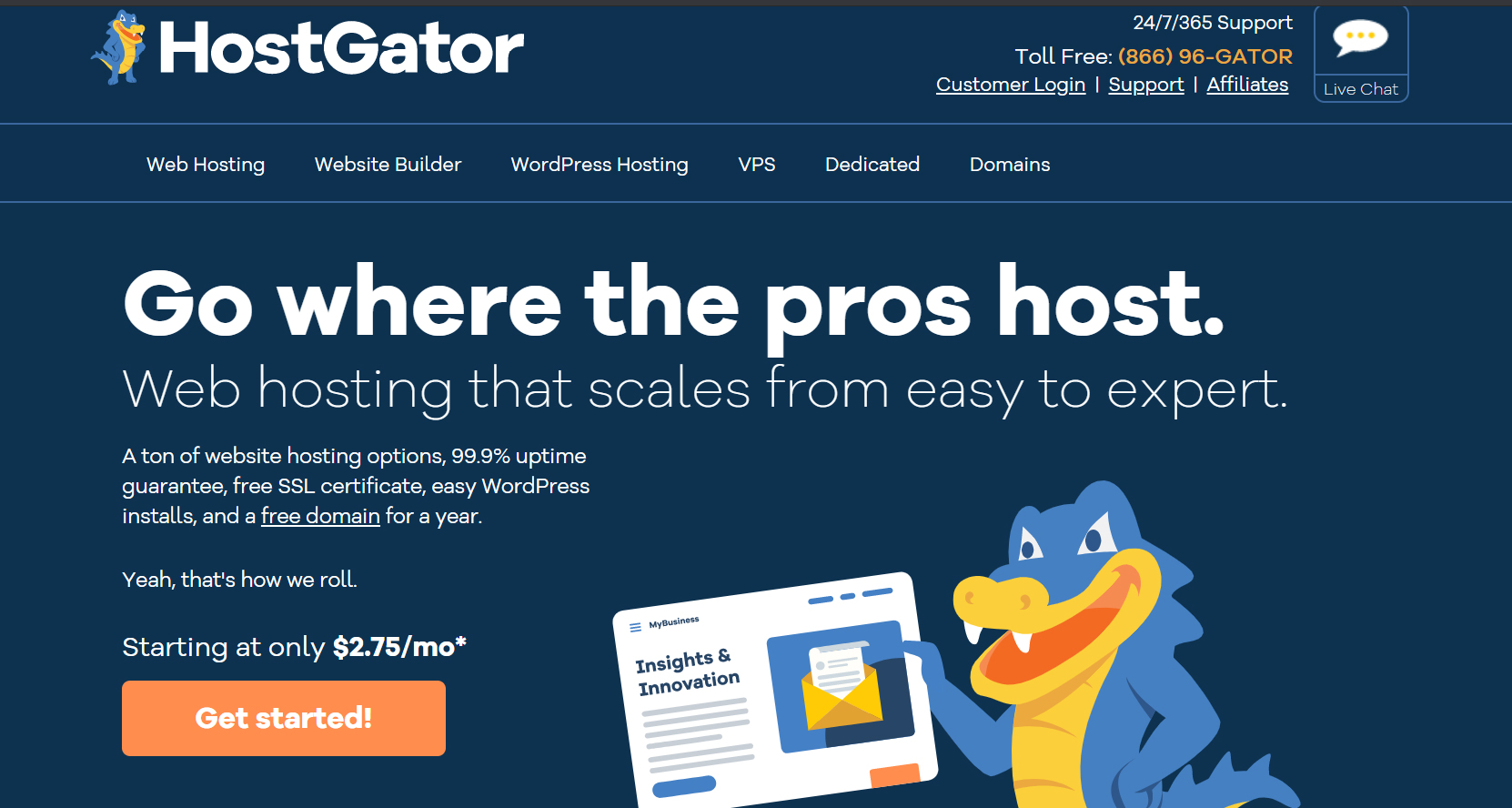 Come installare WordPress sull'immagine dell'articolo di HostGator