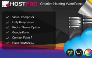 Hostpro WordPress Theme Bild