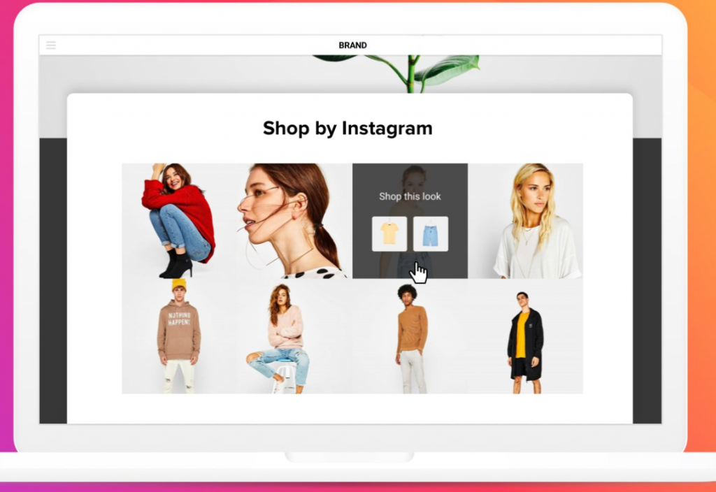 Instagramの買い物可能なフィード画像