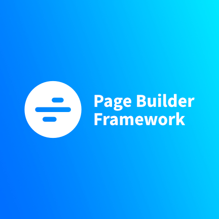 page builder framework WordPress theme image