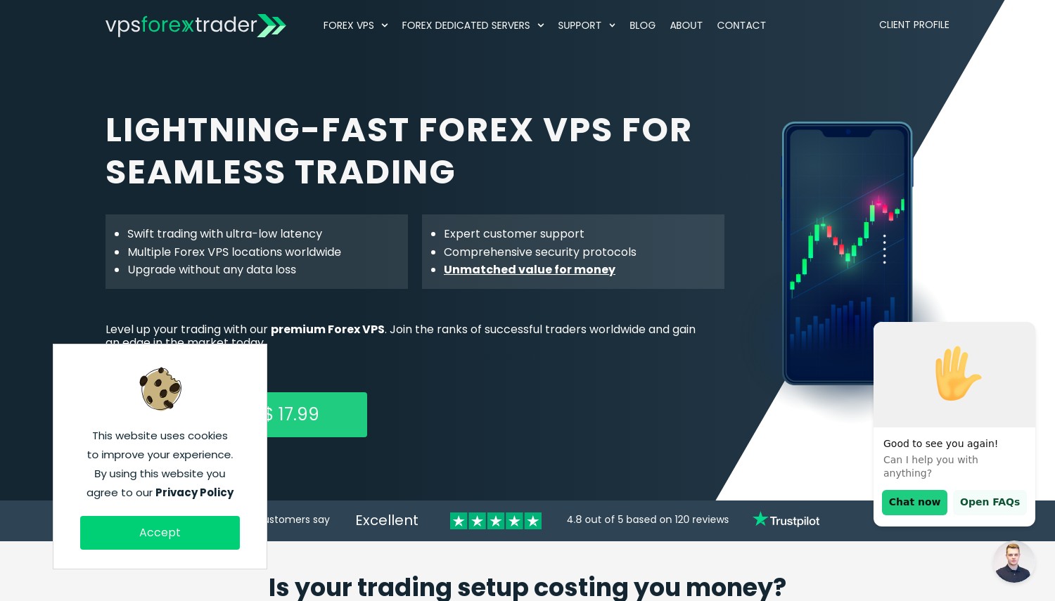 VPS Forex Trader snapshot from February 2024